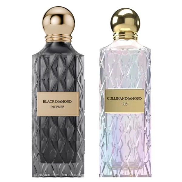 Decant/Sample Ibraheem Al Qurashi Pack  Black Diamond Incense, Cullinan Diamond Iris 10mlX2
