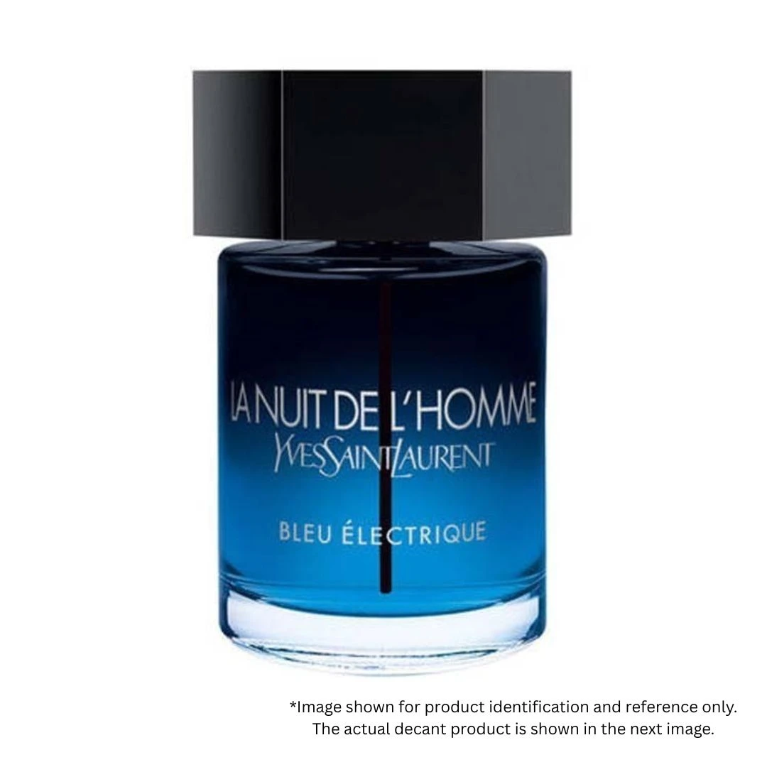 Decant/Sample Yves Saint Laurent Ysl La Nuit de L'Homme Bleu Electrique EDT Intense 5ml