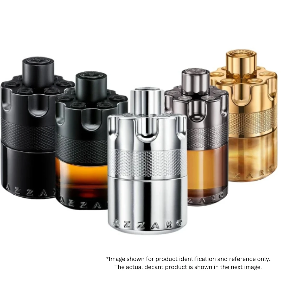 Decant/Sample Azzaro The Most Wanted Pack ( EDP Intense, Parfum, Wanted EDP, Wanted By Night EDP & Forever Wanted Elixir Parfum) For Men 10mlX5