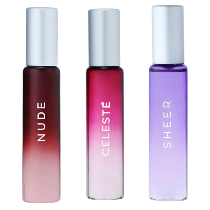 Skinn Collection For Women Sheer, Nude, Celeste Offcial Pack 20mlX3