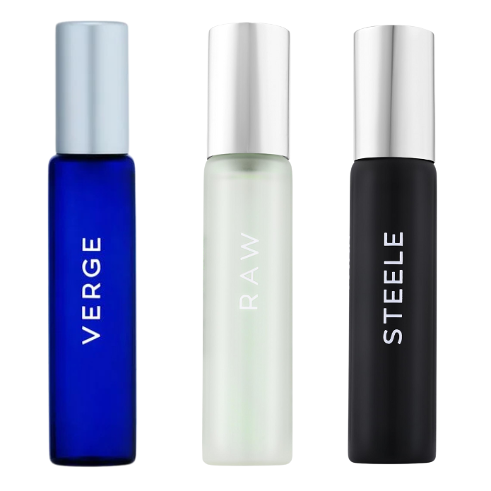 Skinn Collection For Men Steele, Raw, Verge Offcial Pack 20mlX3